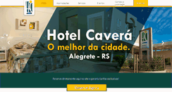 Desktop Screenshot of hotelcavera.com.br